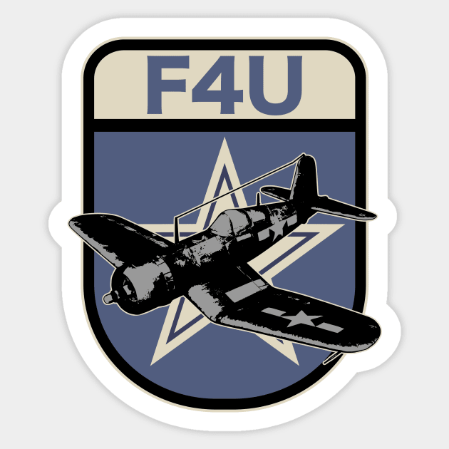 F4U Corsair Sticker by Tailgunnerstudios